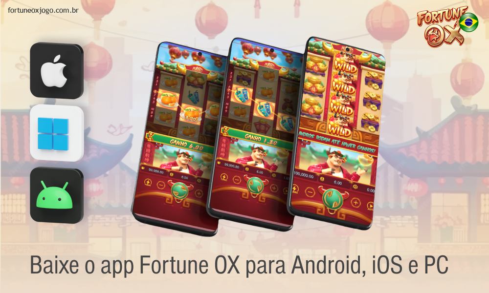 Quase todos os cassinos de boa reputação permitem que você baixe o aplicativo Fortune OX em dispositivos compatíveis com Android, iOS, Windows e macOS
